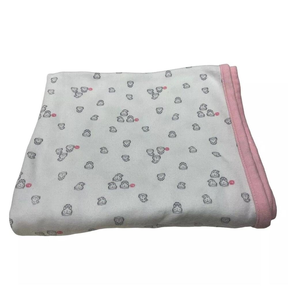 Carters Just One You Pink Owl Baby Blanket Hi Cotton Security Lovey